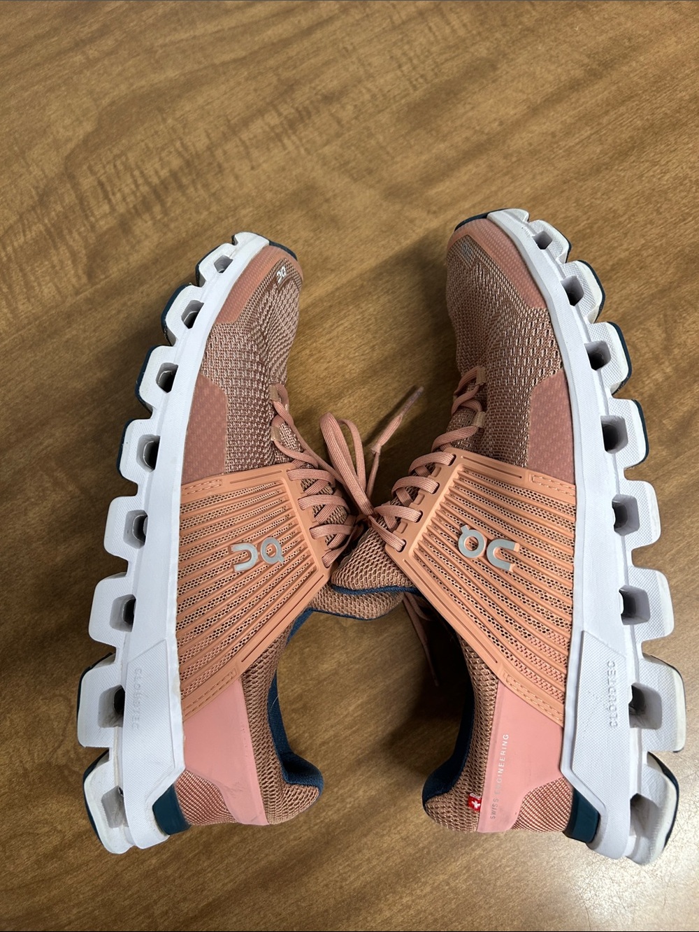 On Cloudswift Women’s Size 8 Running Sneakers Dusty Rose Blush Pink Trainers
Y - Picture 8 of 16